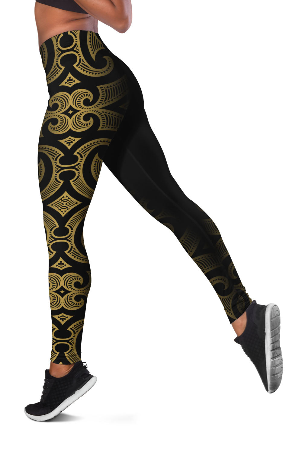 Maori Legging Gold Style LT6 Gold - Polynesian Pride