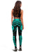 Kakau Hawaiian Polynesian Legging Turquoise Green LT6 - Polynesian Pride