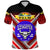 Custom Mate Maa Tonga Polo Shirt Leimatua Bulls Creative Style Red NO.1, Custom Text and Number LT8 - Polynesian Pride