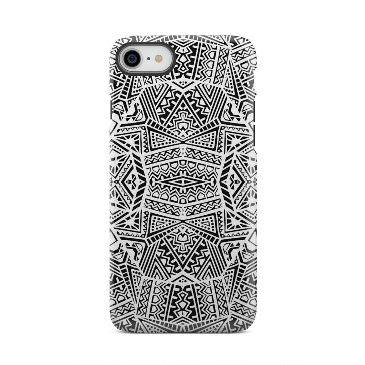 Polynesian Tough Case White And Black iPhone 7 - Polynesian Pride