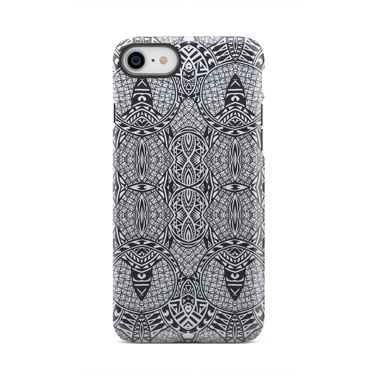 Polynesian Tough Case Black And White iPhone 7 - Polynesian Pride