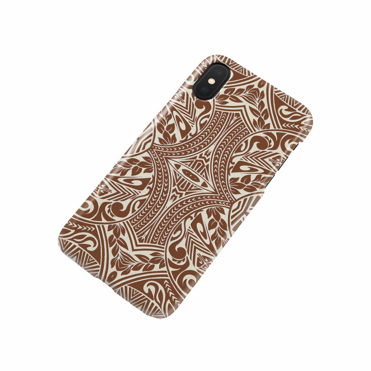 Polynesian Tribal Phone Case Brown - Polynesian Pride