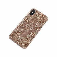 Polynesian Tribal Phone Case Brown - Polynesian Pride