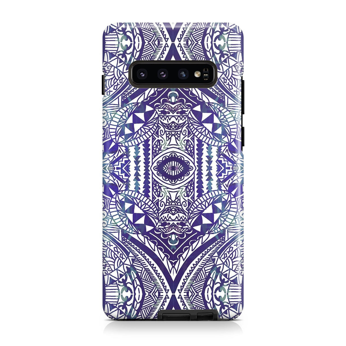 Polynesian Tough Case Violet Samsung Galaxy S10+ - Polynesian Pride