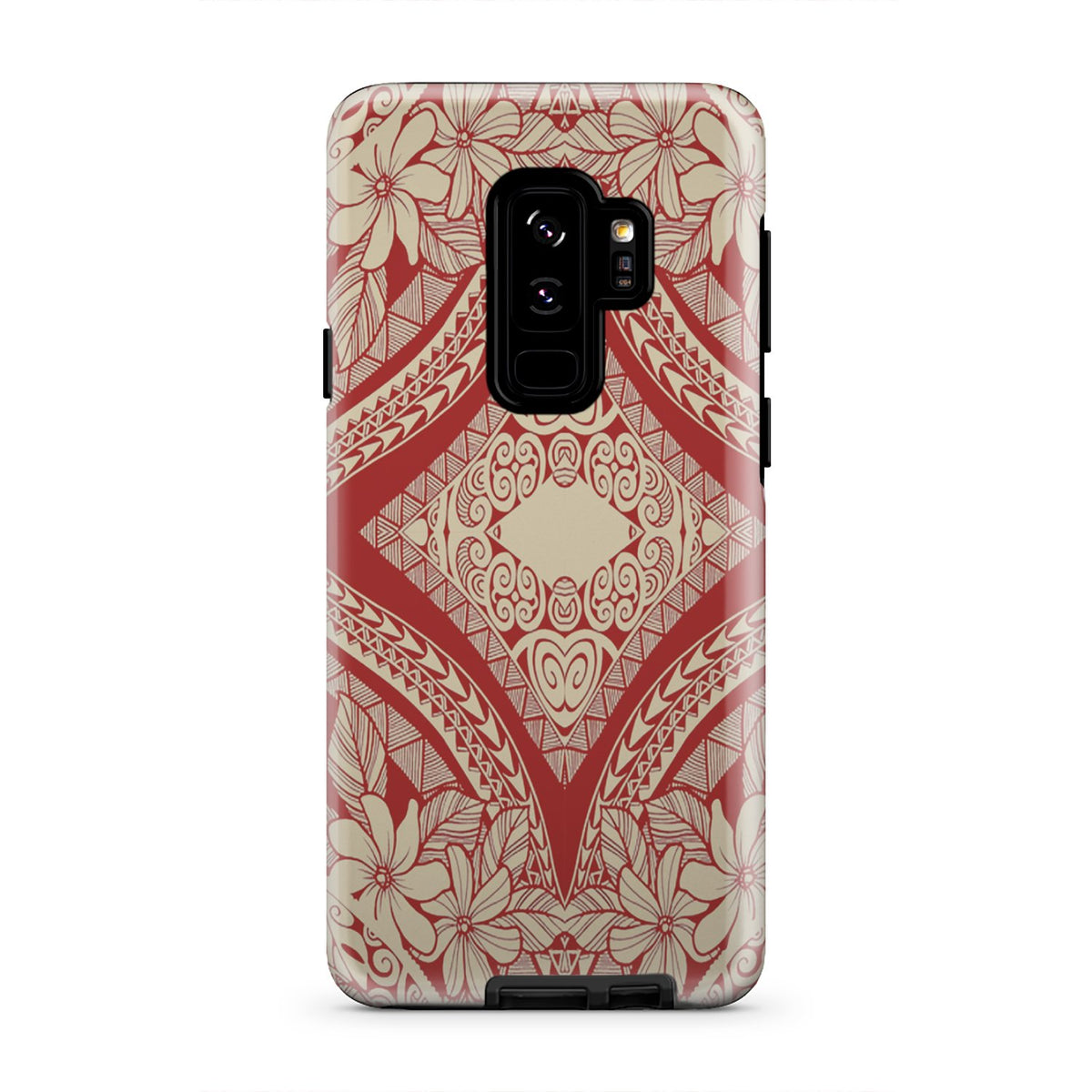 Polynesian Tough Case Red And Yellow Samsung Galaxy S9 Plus - Polynesian Pride