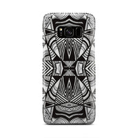 Polynesian Tribal Phone Case White And Black Samsung Galaxy S8 - Polynesian Pride