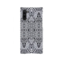 Polynesian Phone Case Black And White Samsung Galaxy Note 10 - Polynesian Pride