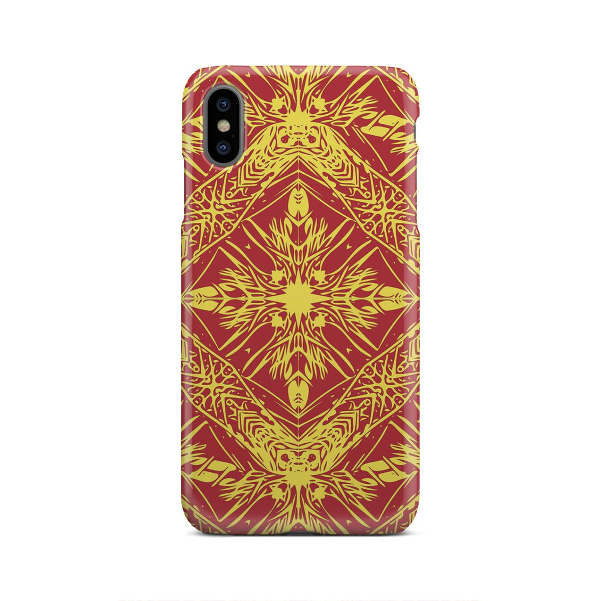 Polynesian Phone Case Orange iPhone Xs Max - Polynesian Pride