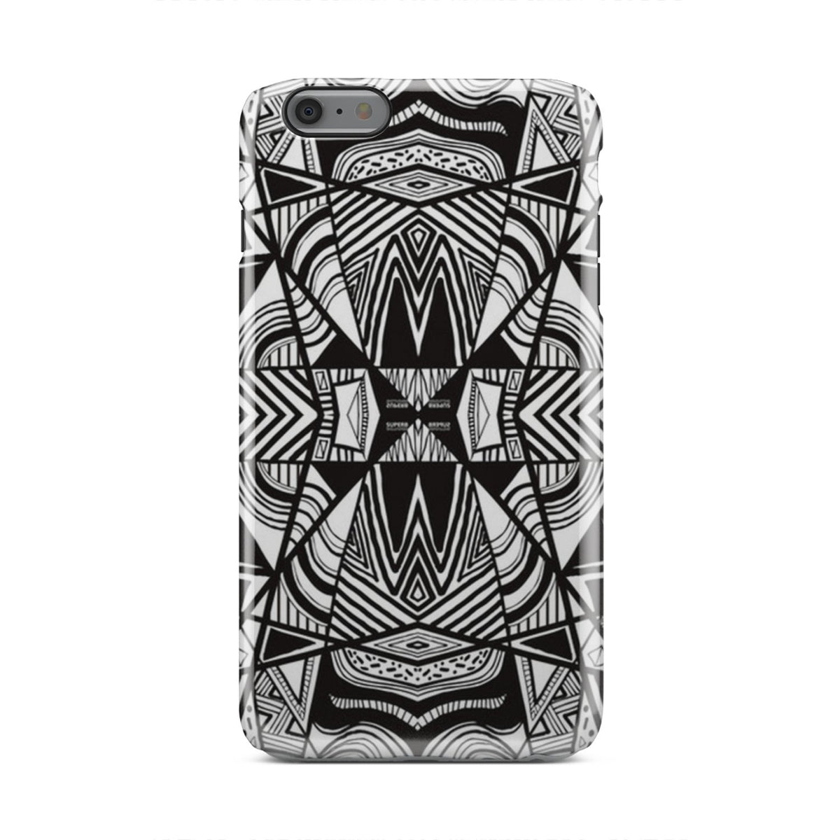 Polynesian Tribal Tough Case White And Black iPhone 6 Plus - Polynesian Pride