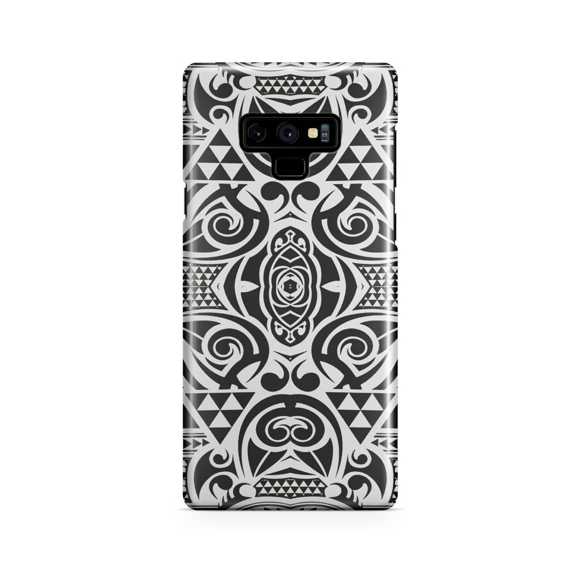 Polynesian Tribal Phone Case Black White Samsung Galaxy Note 9 - Polynesian Pride