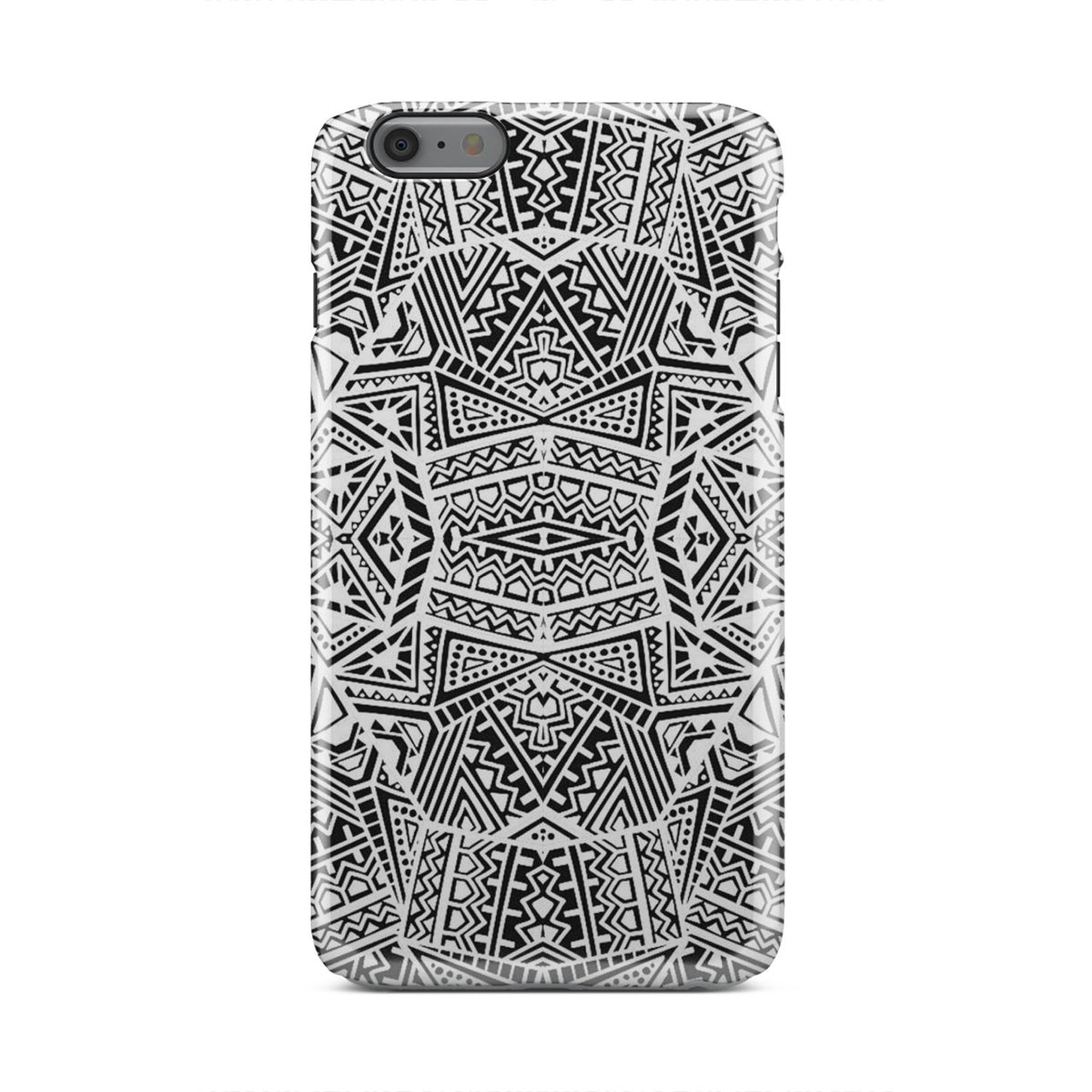 Polynesian Tough Case White And Black iPhone 6s Plus - Polynesian Pride