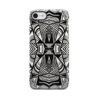 Polynesian Tribal Tough Case White And Black iPhone 7 - Polynesian Pride