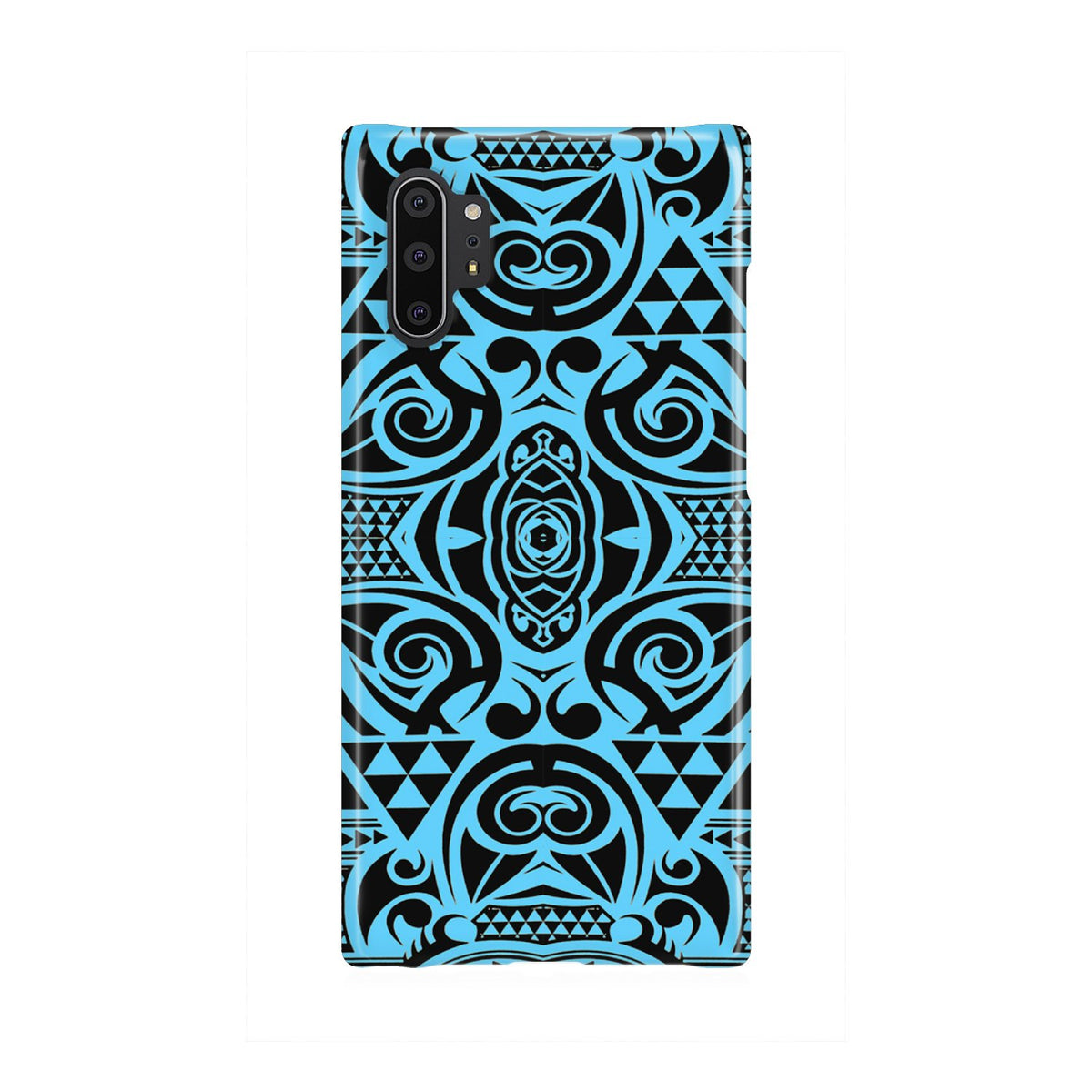 Polynesian Phone Case Grown Blue White Samsung Galaxy Note 10 Plus - Polynesian Pride