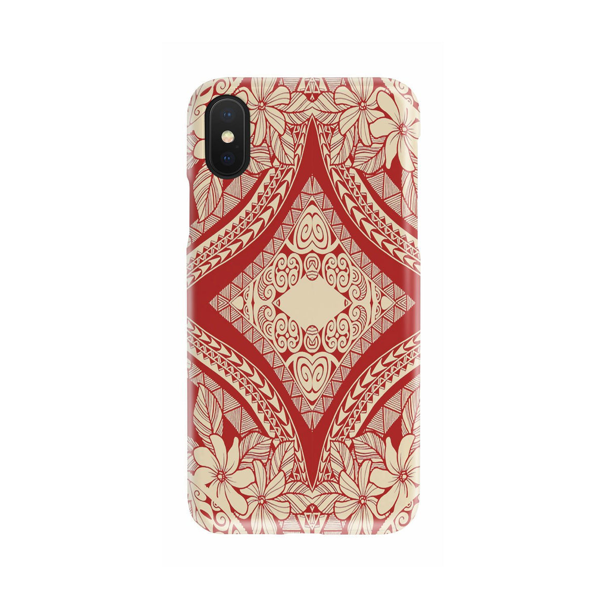 Polynesian Phone Case Red And Yellow - Polynesian Pride