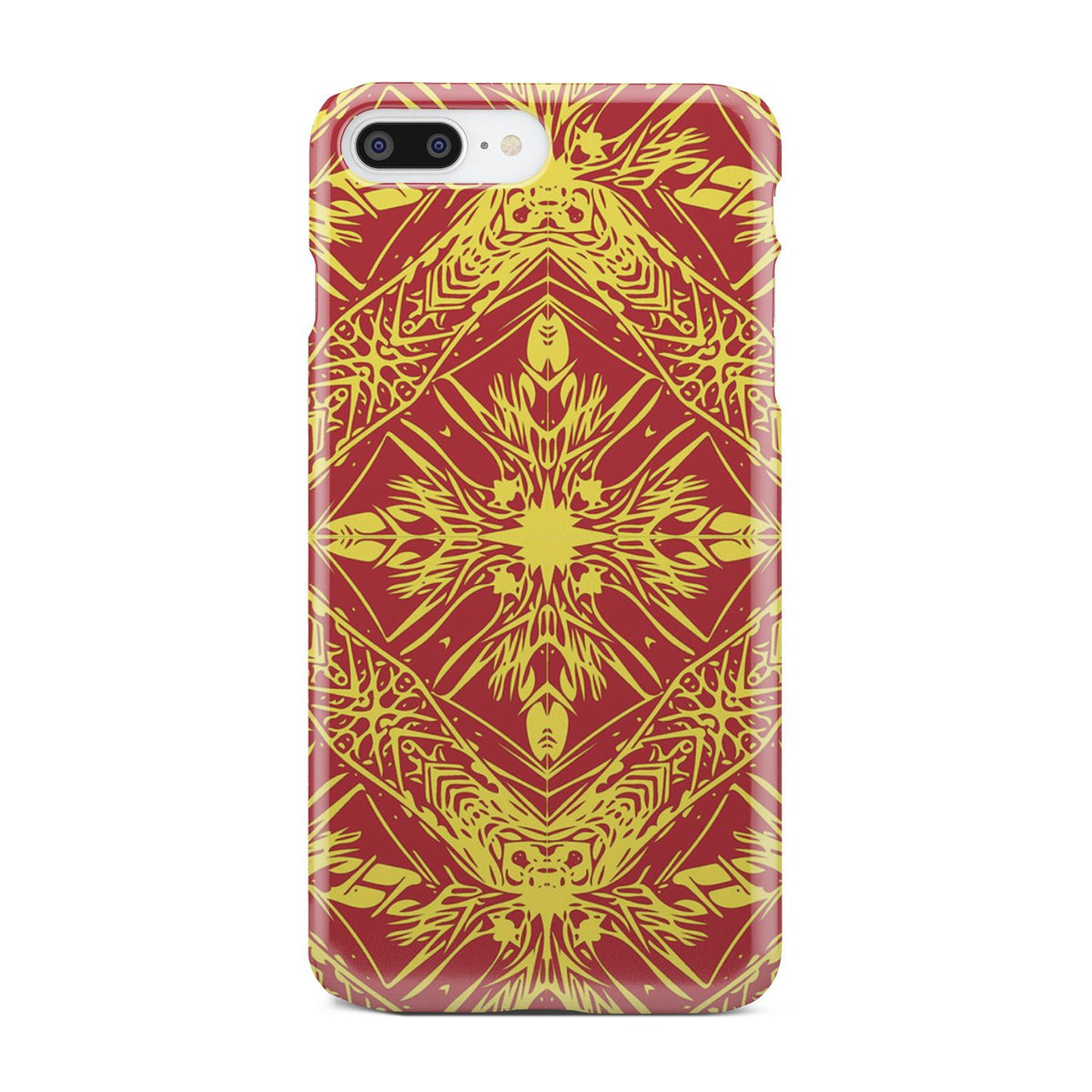 Polynesian Phone Case Orange iPhone 8 Plus - Polynesian Pride