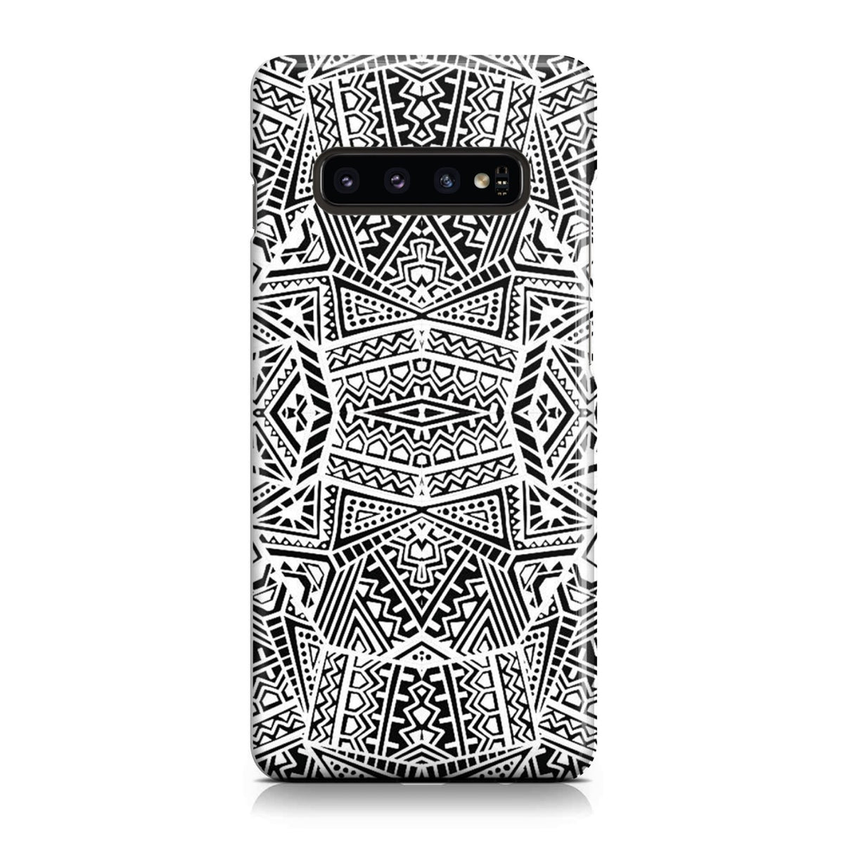 Polynesian Phone Case White And Black Samsung Galaxy S10 - Polynesian Pride