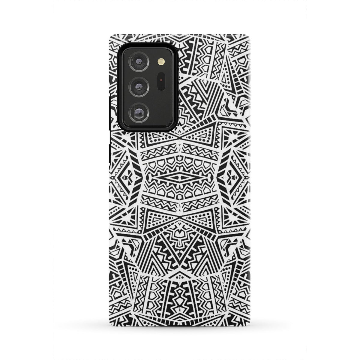 Polynesian Tough Case White And Black Samsung Galaxy Note 20 Ultra - Polynesian Pride