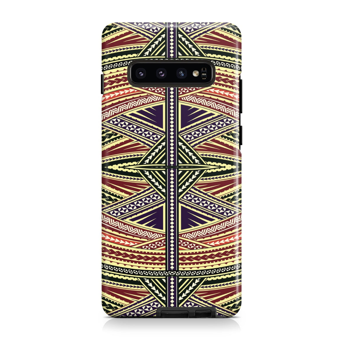 Polynesian Tough Case Yellow Samsung Galaxy S10+ - Polynesian Pride