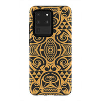Polynesian Tough Case Yellow Black Samsung Galaxy S20 Ultra - Polynesian Pride