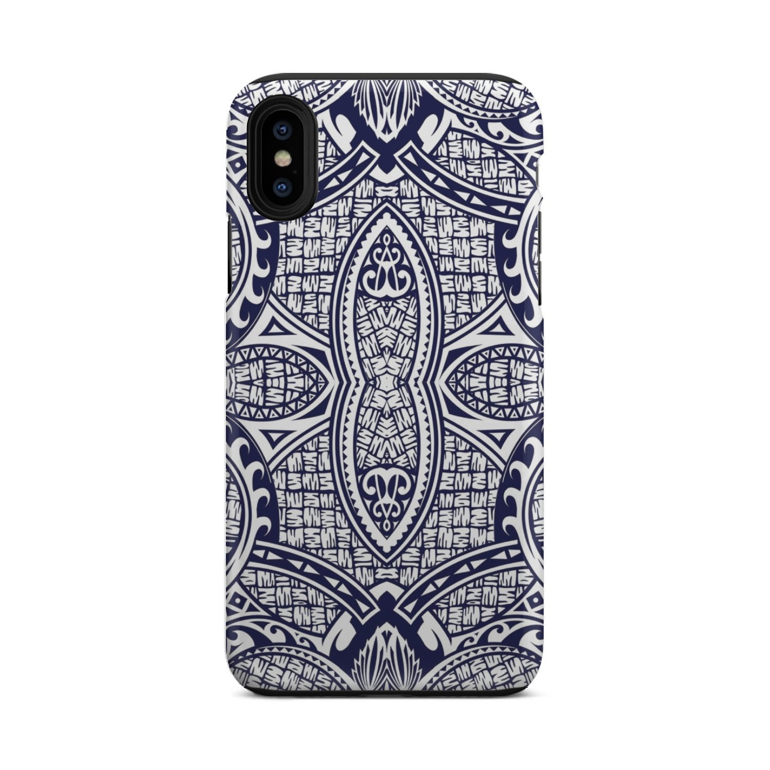 Polynesian Tough Case Blue And White - Polynesian Pride