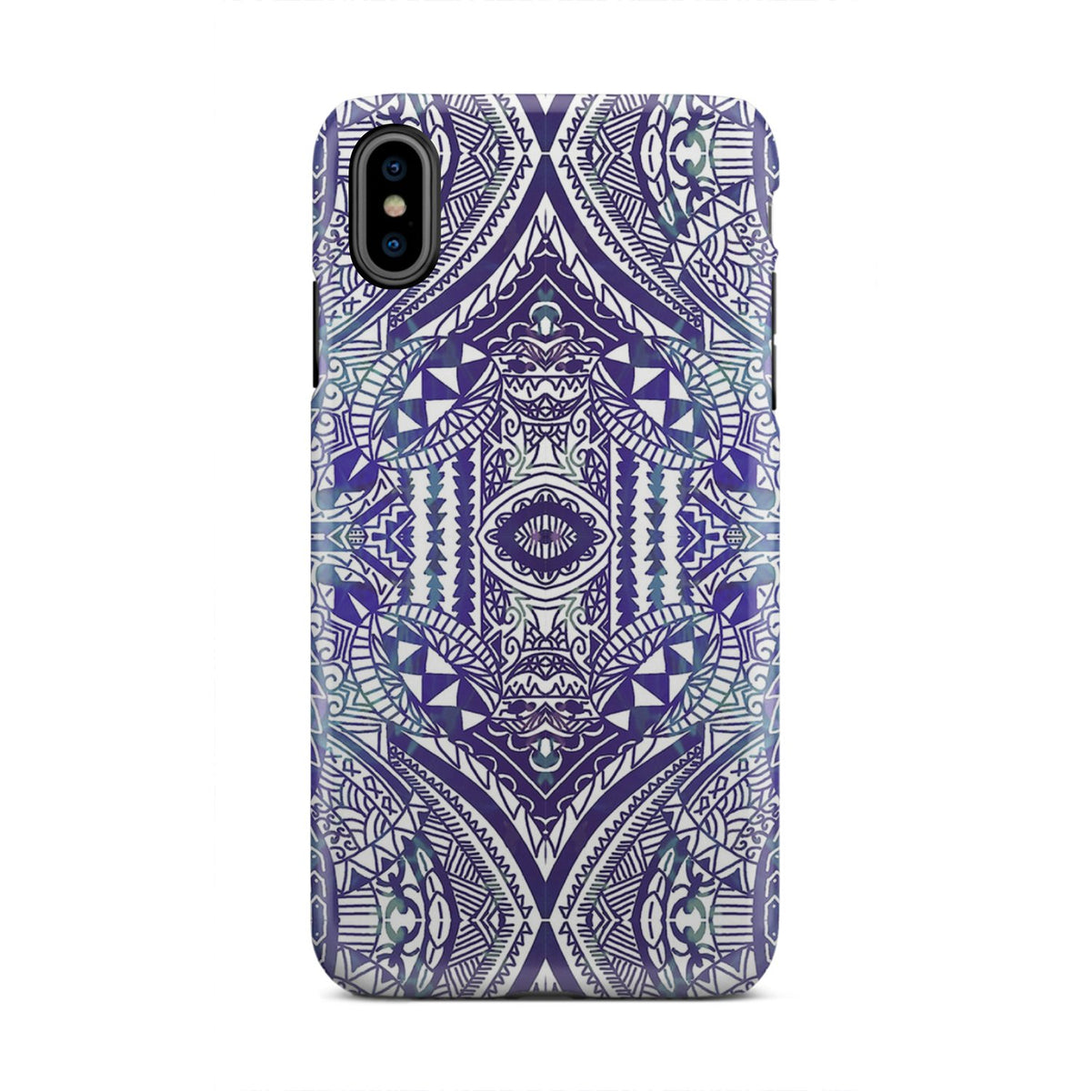 Polynesian Tough Case Violet iPhone Xs Max - Polynesian Pride