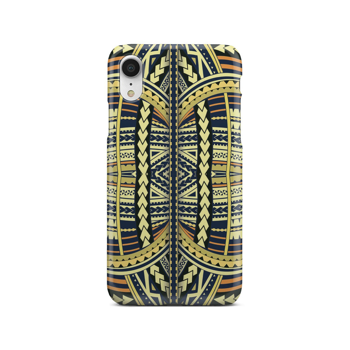 Polynesian Phone Case Yellow iPhone Xr - Polynesian Pride