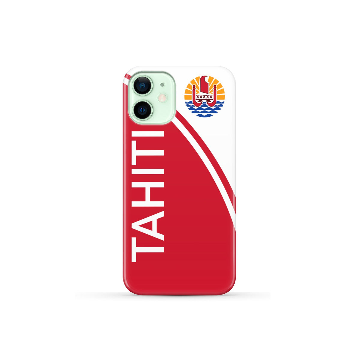 Tahiti Phone Case - Curve Version iPhone 12 Mini - Polynesian Pride