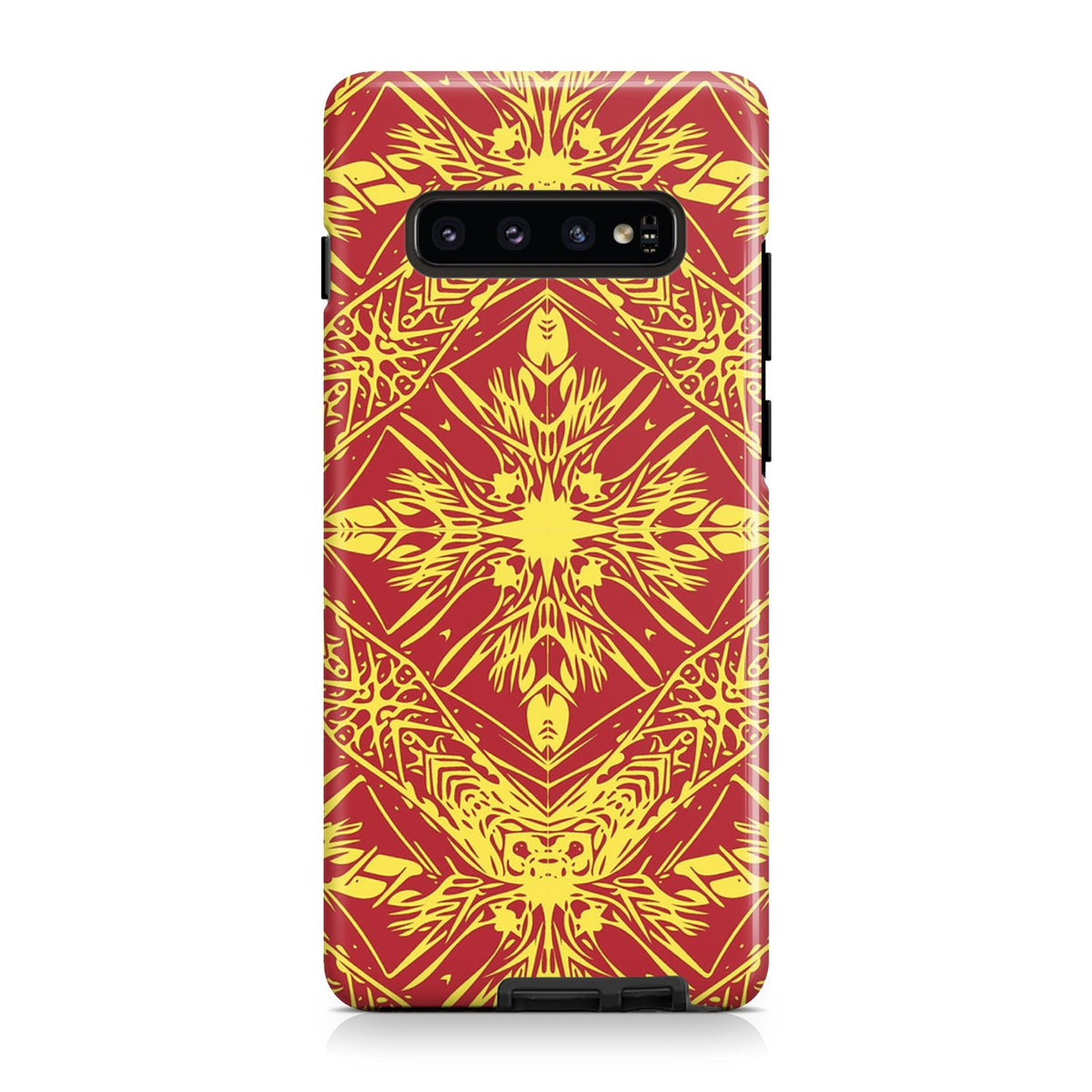 Polynesian Tough Case Orange Samsung Galaxy S10+ - Polynesian Pride