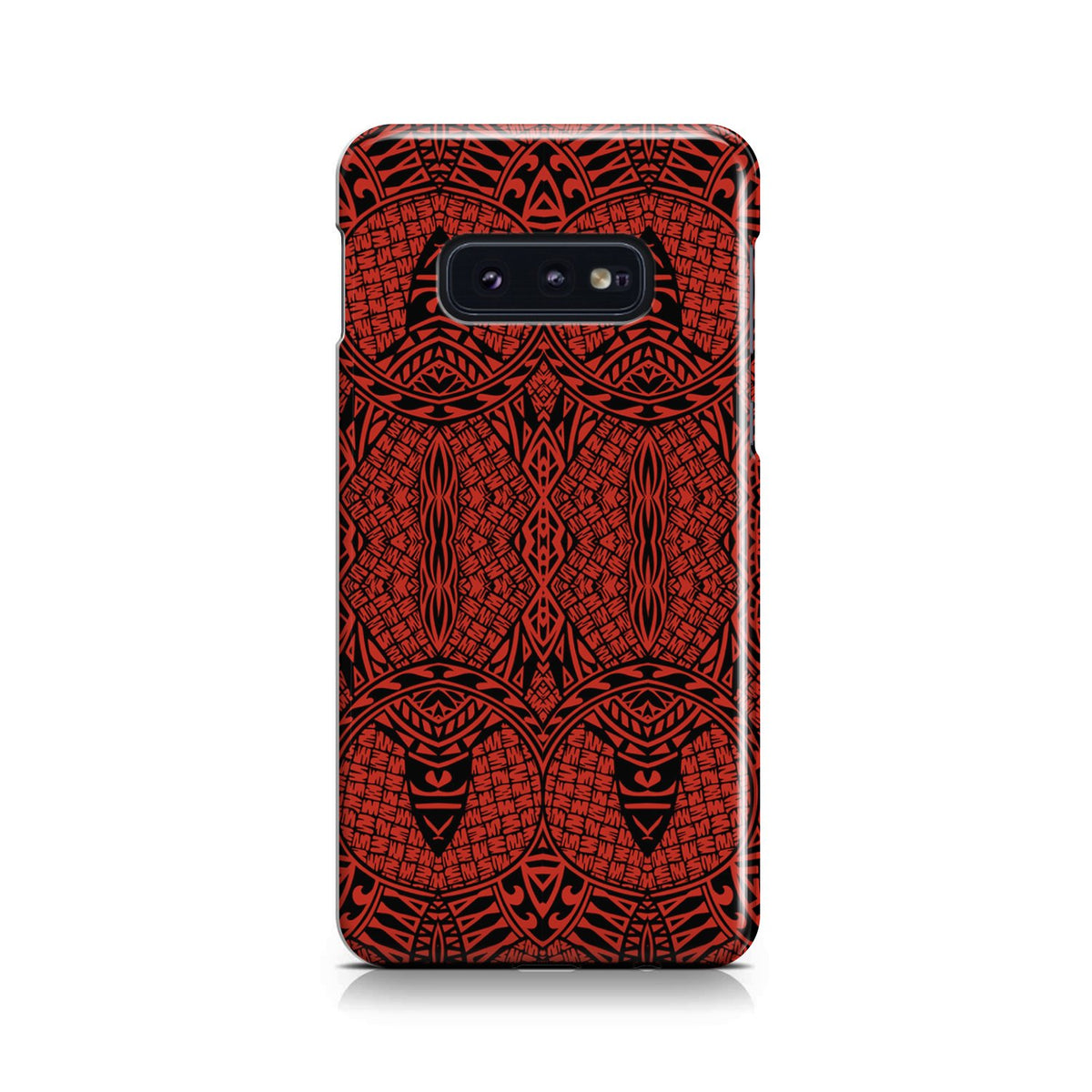 Polynesian Phone Case Red Samsung Galaxy S10e - Polynesian Pride