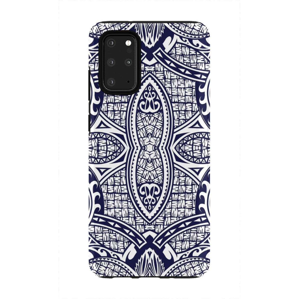 Polynesian Tough Case Blue And White Samsung Galaxy S20 Plus - Polynesian Pride