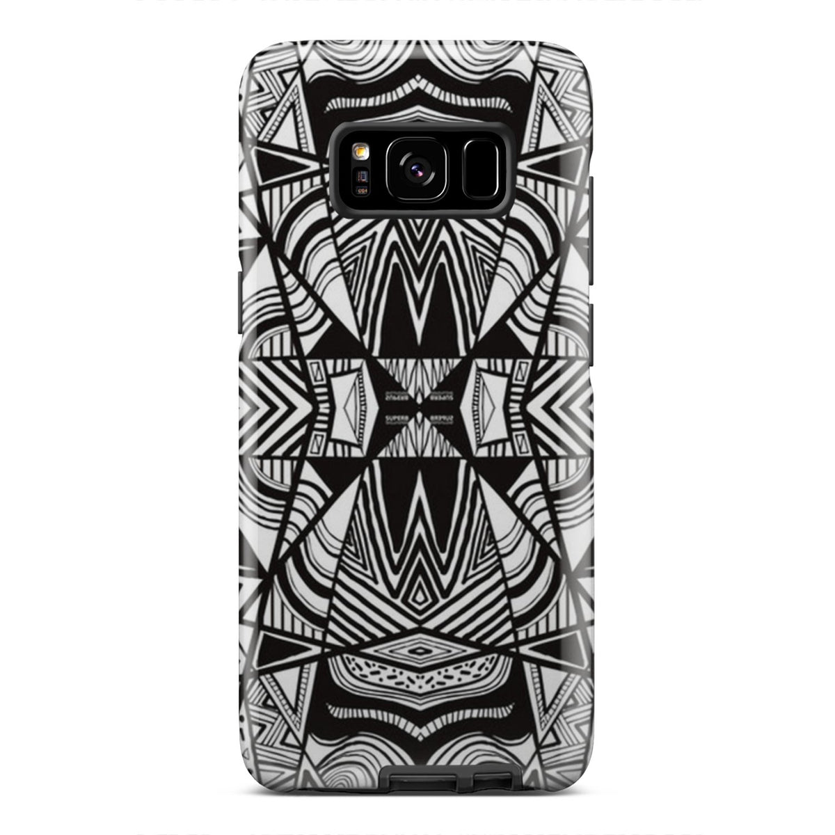 Polynesian Tribal Tough Case White And Black Samsung Galaxy S8 - Polynesian Pride
