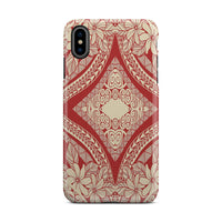 Polynesian Tough Case Red And Yellow iPhone Xs Max - Polynesian Pride
