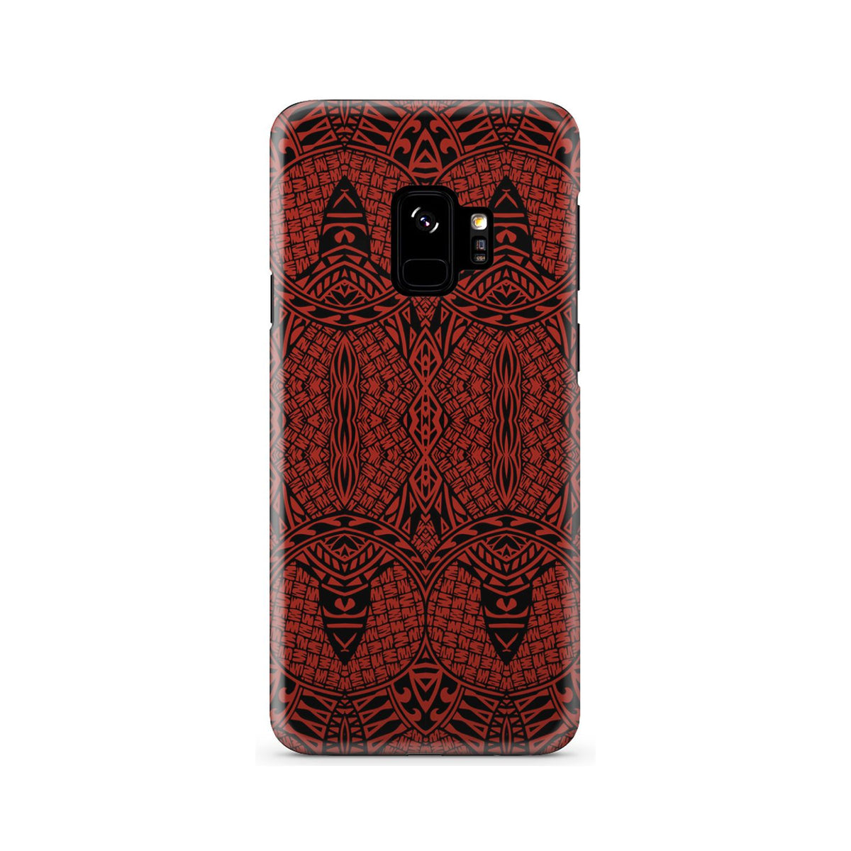 Polynesian Phone Case Red Samsung Galaxy S9 - Polynesian Pride