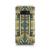 Polynesian Phone Case Yellow Samsung Galaxy S10e - Polynesian Pride