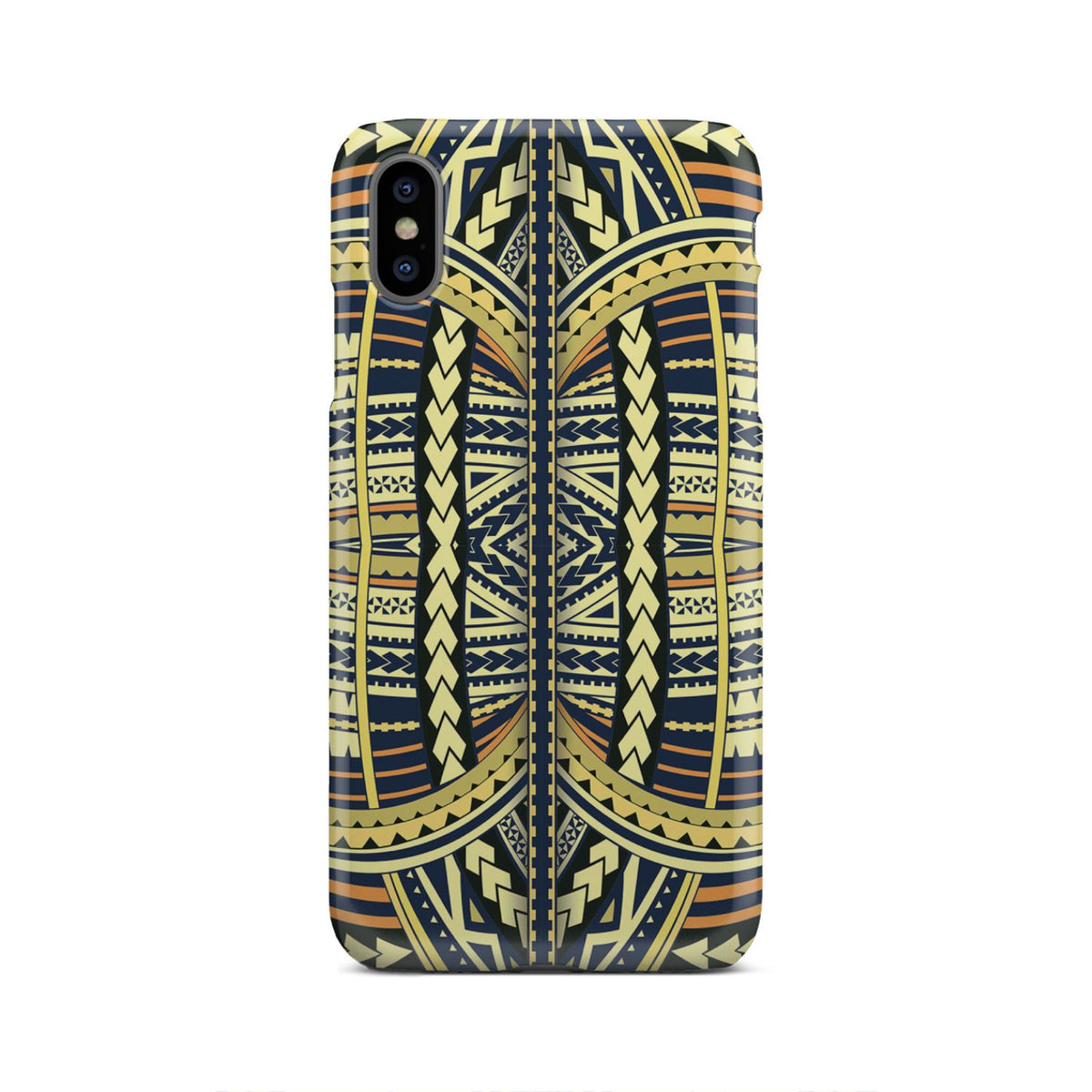 Polynesian Phone Case Yellow iPhone Xs Max - Polynesian Pride