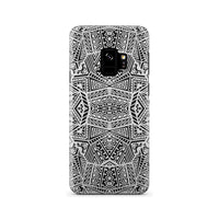 Polynesian Phone Case White And Black Samsung Galaxy S9 - Polynesian Pride