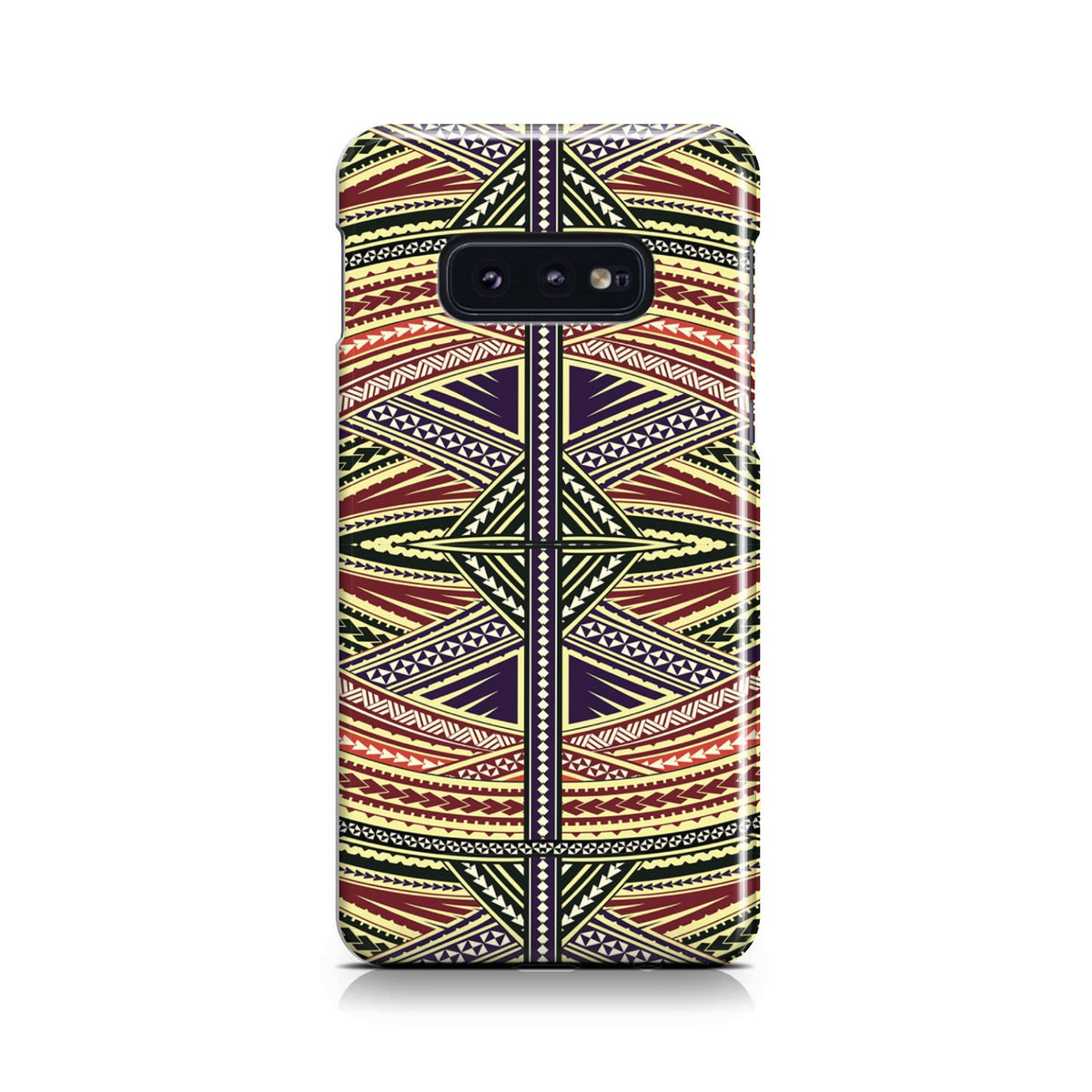 Polynesian Phone Case Yellow Samsung Galaxy S10e - Polynesian Pride