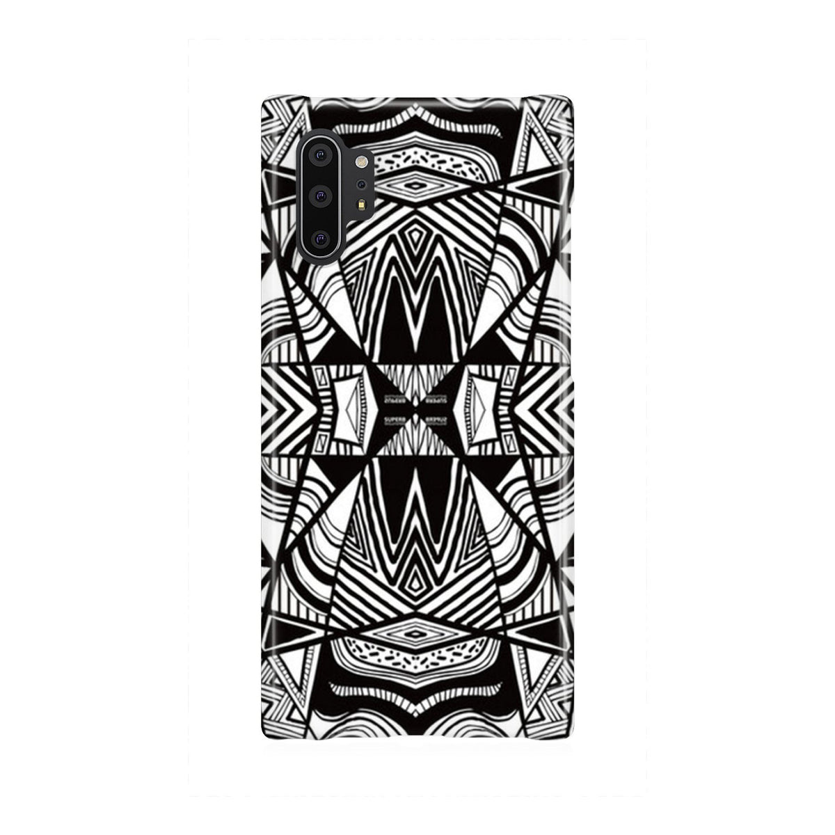 Polynesian Tribal Phone Case White And Black Samsung Galaxy Note 10 Plus - Polynesian Pride