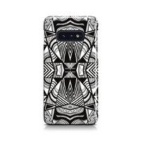 Polynesian Tribal Phone Case White And Black Samsung Galaxy S10e - Polynesian Pride