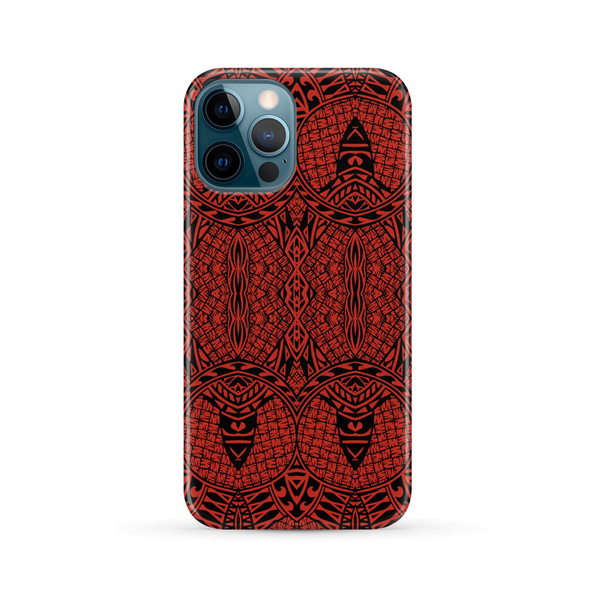 Polynesian Phone Case Red iPhone 12 Pro Max - Polynesian Pride