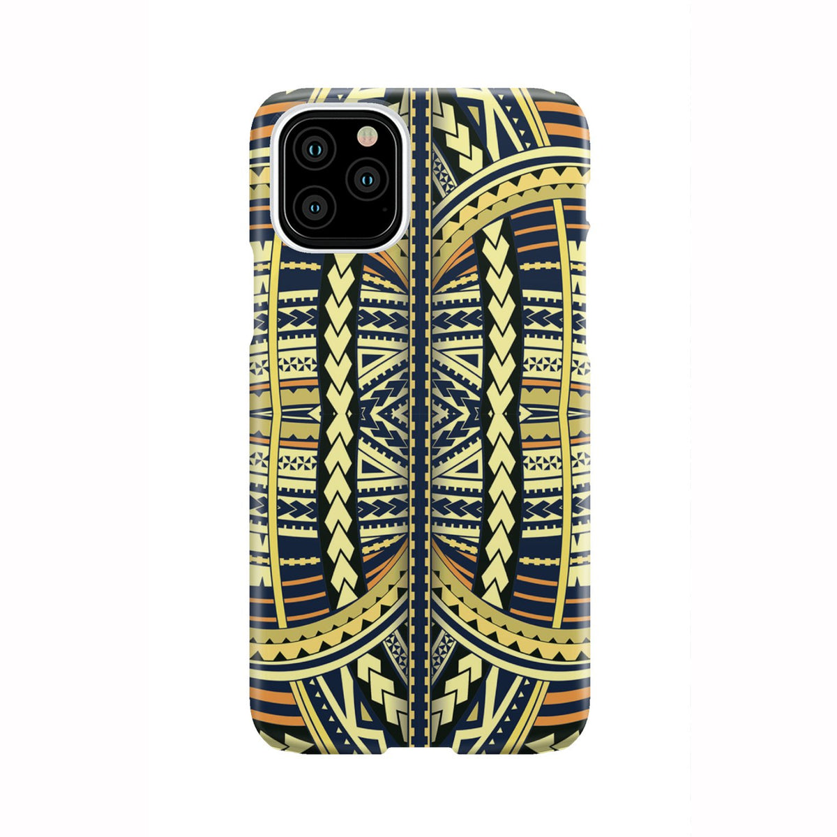 Polynesian Phone Case Yellow iPhone 11 Pro - Polynesian Pride