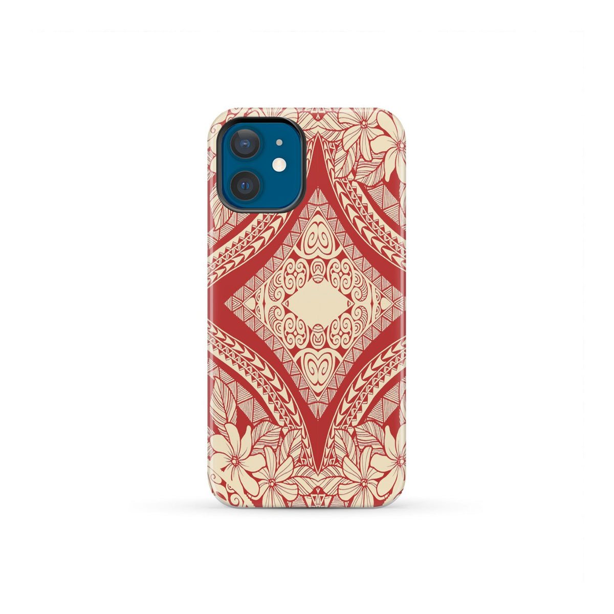 Polynesian Tough Case Red And Yellow iPhone 12 Mini - Polynesian Pride
