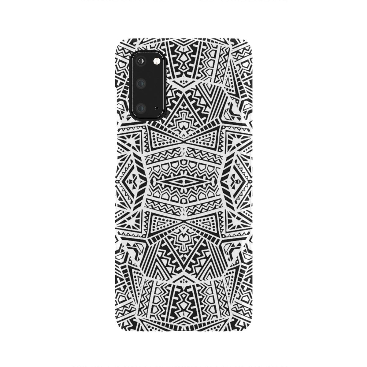 Polynesian Phone Case White And Black Samsung Galaxy S20 - Polynesian Pride