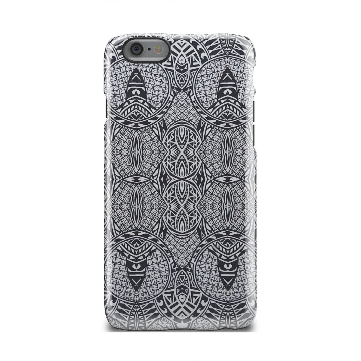 Polynesian Tough Case Black And White iPhone 6 - Polynesian Pride