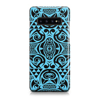 Polynesian Phone Case Grown Blue White Samsung Galaxy S10 Plus - Polynesian Pride