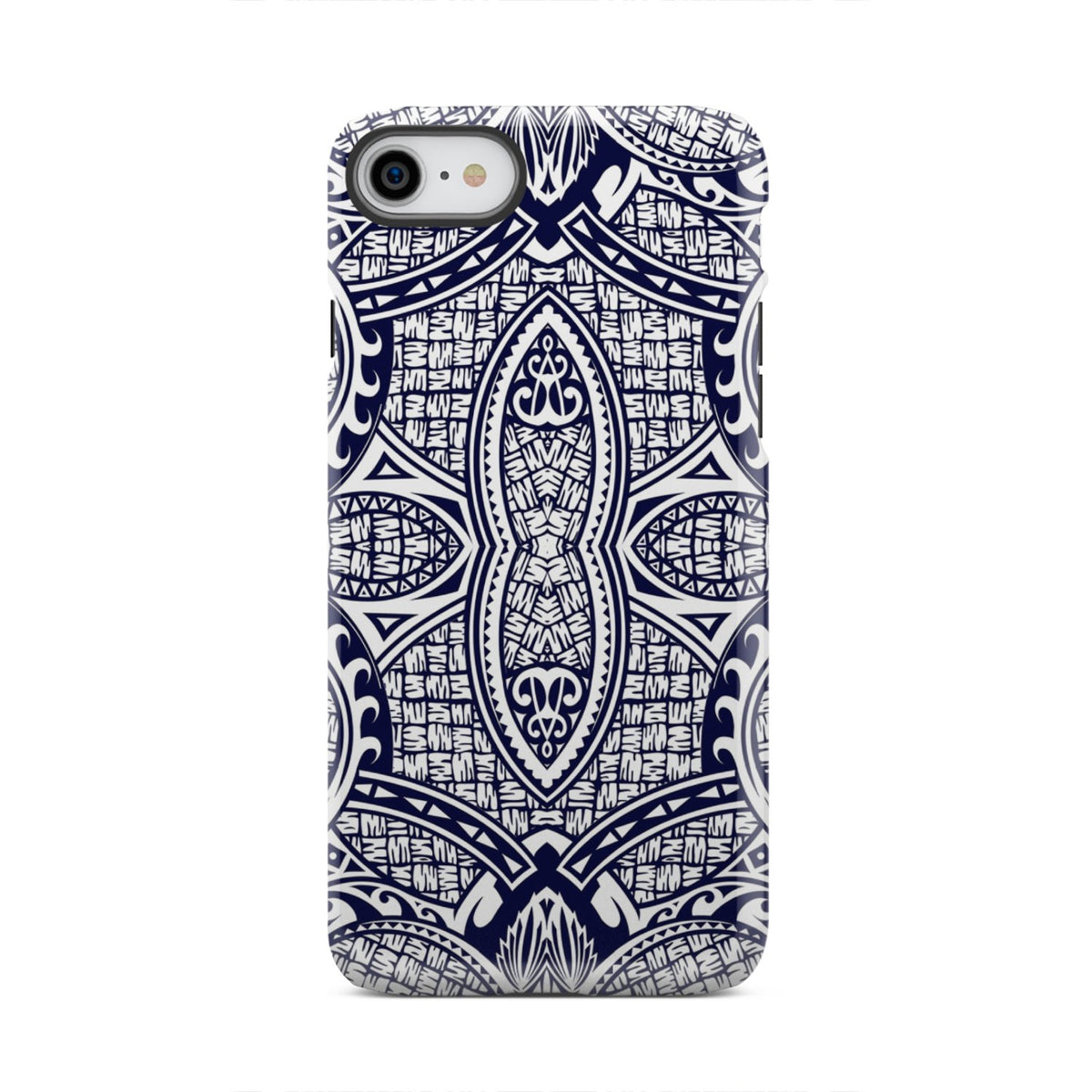 Polynesian Tough Case Blue And White iPhone 7 - Polynesian Pride