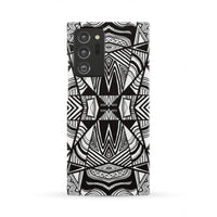 Polynesian Tribal Phone Case White And Black Samsung Galaxy Note 20 Ultra - Polynesian Pride
