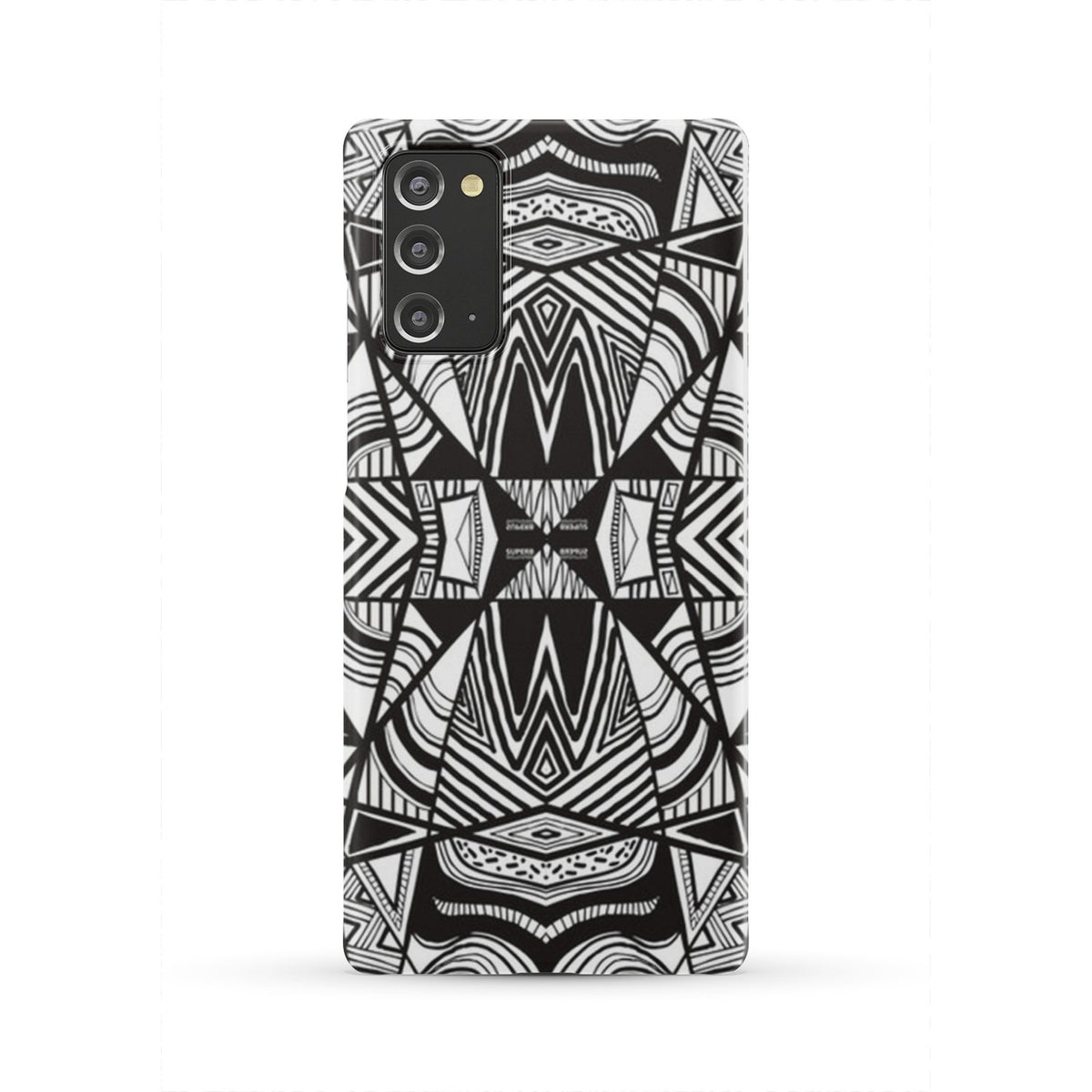 Polynesian Tribal Phone Case White And Black Samsung Galaxy Note 20 - Polynesian Pride