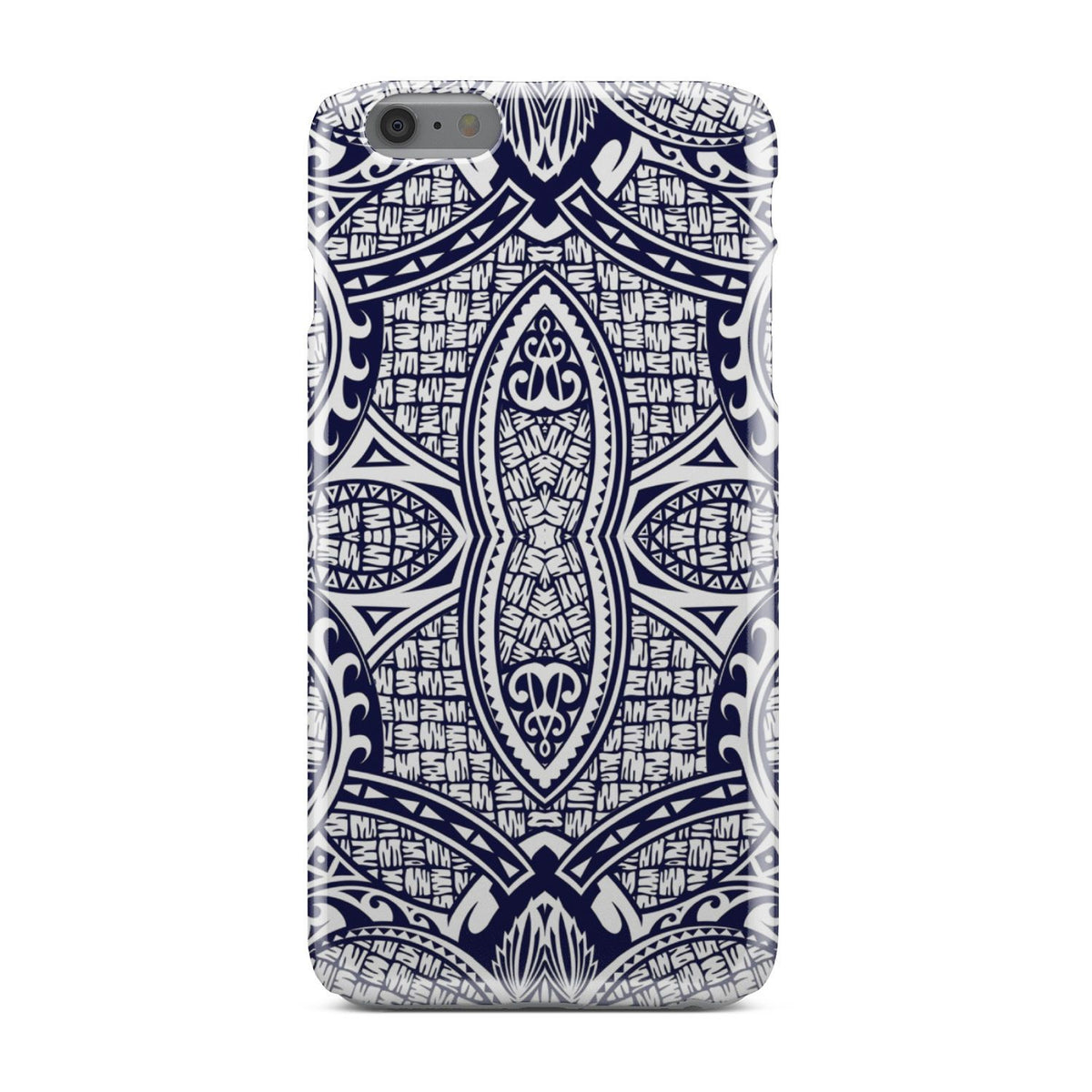 Polynesian Phone Case Blue And White iPhone 6s Plus - Polynesian Pride