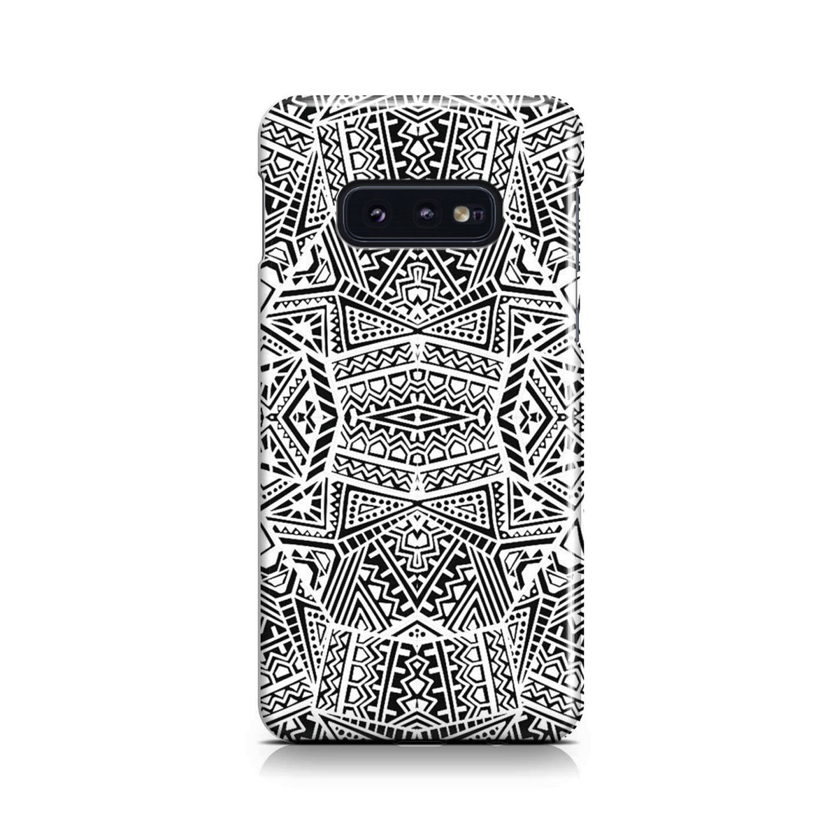 Polynesian Phone Case White And Black Samsung Galaxy S10e - Polynesian Pride